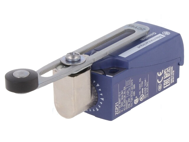 Eindschakelaar; NO + NC; 10A; max.240VAC; max.250VDC; M16 x 1,5 Eindschakelaar; NO + NC; 10A; max.240VAC; max.250VDC; M16 x 1,5
